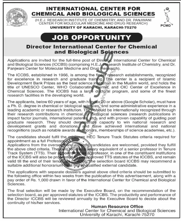 Latest University of Karachi Jobs 2024 Online Application